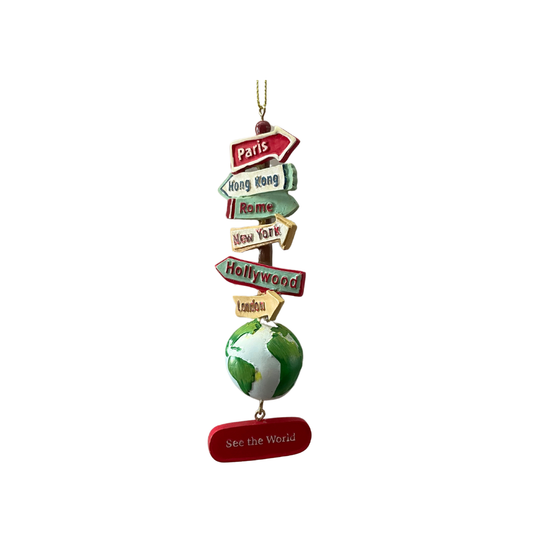 See the World Ornament