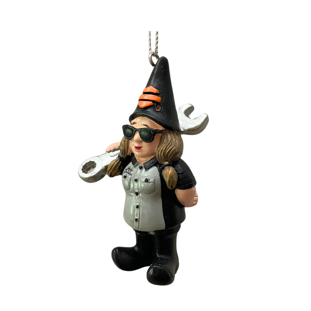 Harley Davidson Elf Ornament