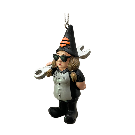 Harley Davidson Elf Ornament