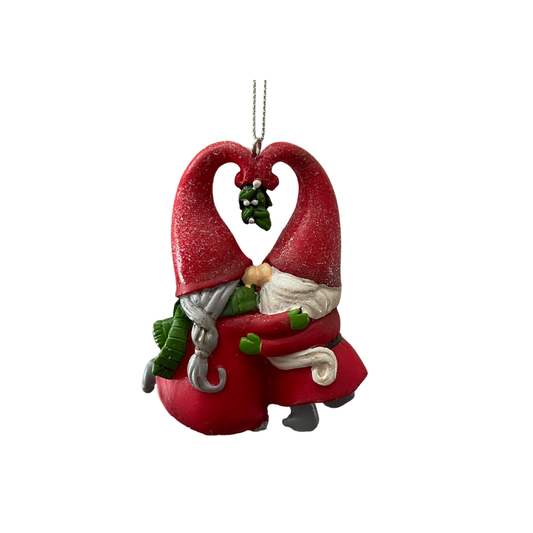 Mistletoe Gnome Ornament