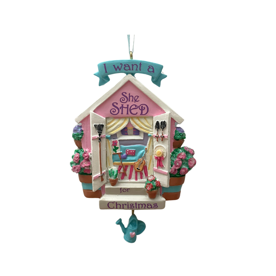 She Shed Ornament