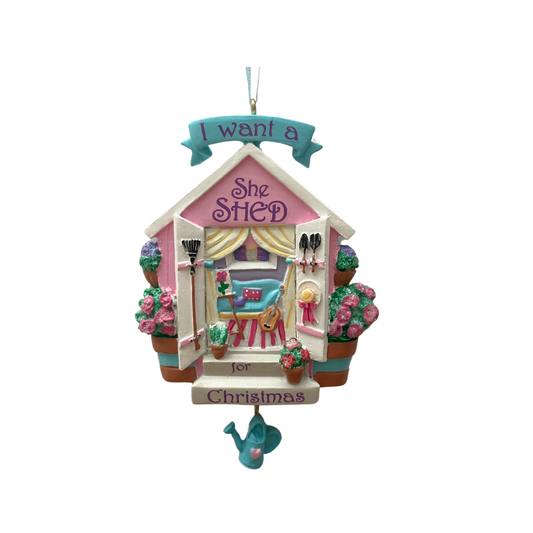 She Shed Ornament