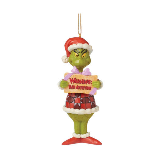 Bad Attitude Grinch Ornament