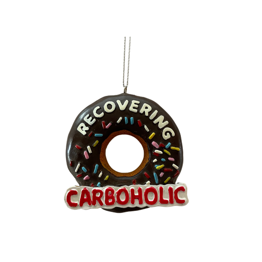 Carboholic Donut Ornament