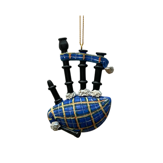 Bagpipe Ornament (Blue)