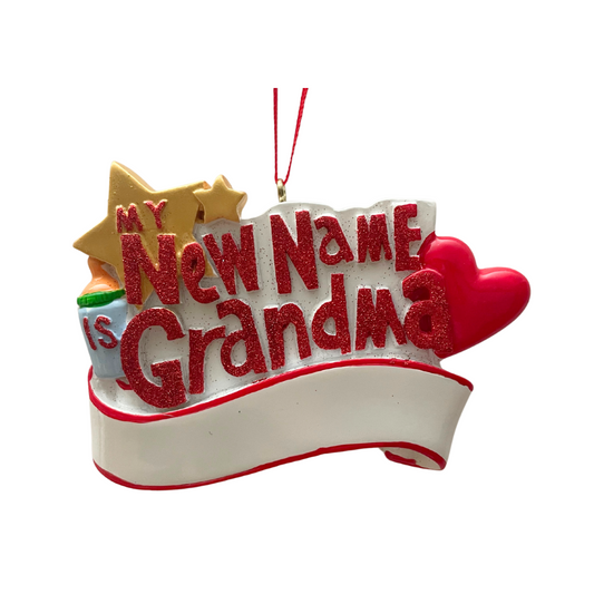 New Grandma Ornament
