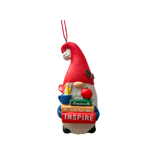 Teacher Gnome Ornament