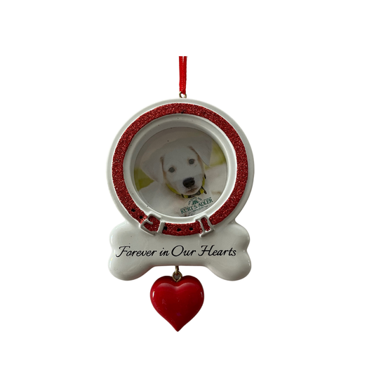 Dog Memorial Photo Ornament