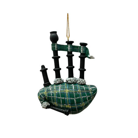 Bagpipes Ornament (Green)