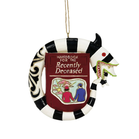Sand Worm and Book Ornament