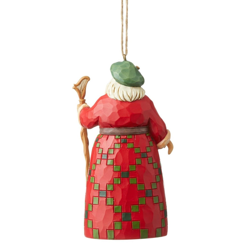 Irish Santa Ornament