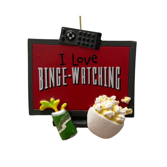 Binge-Watching Ornament