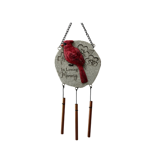 Cardinal Wind-chime Memorial Ornament