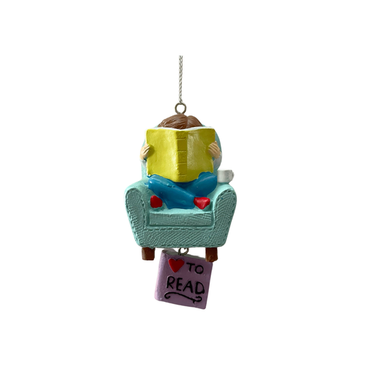 Love to Read Ornament