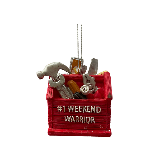 Weekend Warrior Toolbox Ornament