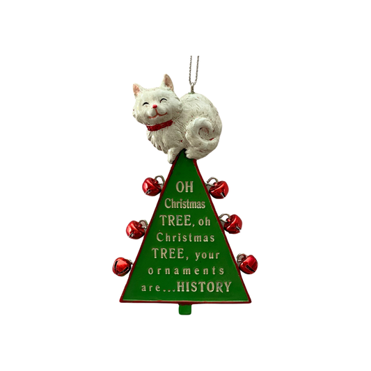 Mischievous Cat Ornament