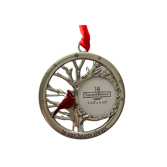 Cardinal Photo Memorial Ornament