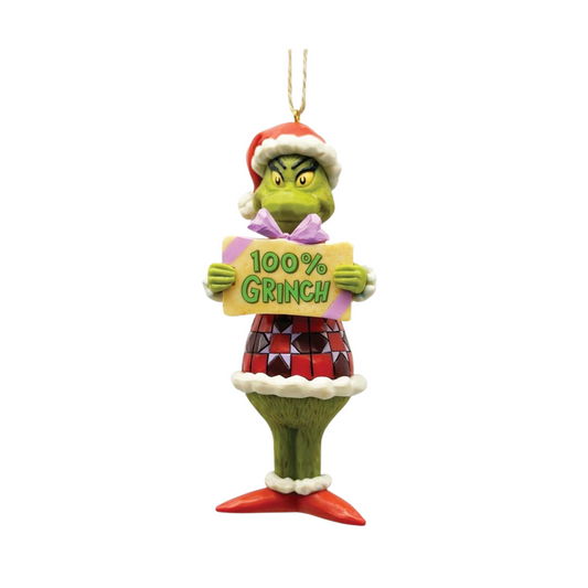 100% Grinch Ornament