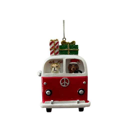 Dog Van Ornament