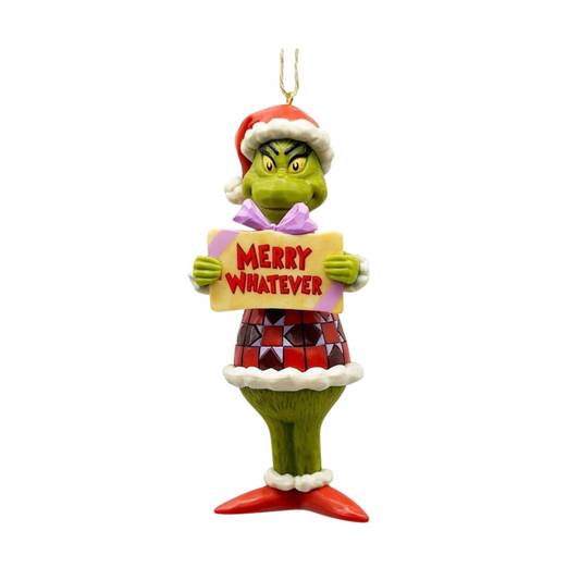 Merry Whatever Grinch Ornament
