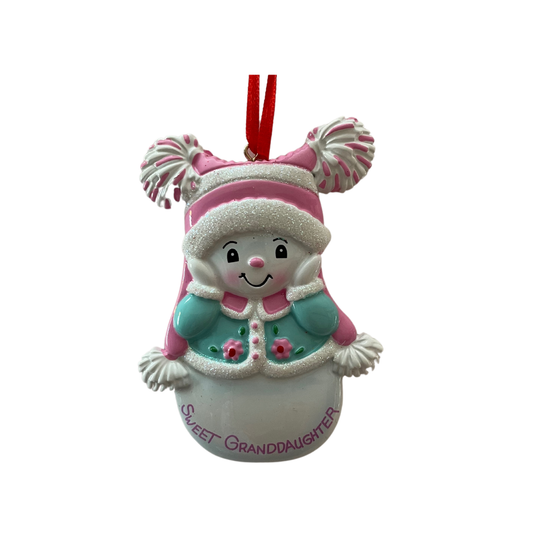 Granddaughter Ornament