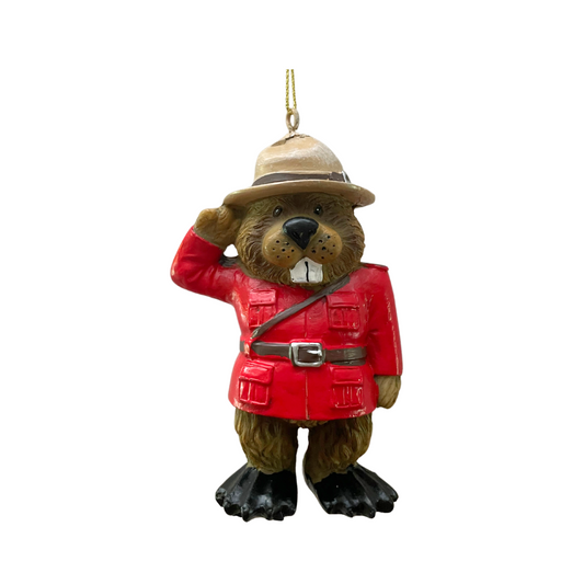 Beaver Mountie Ornament
