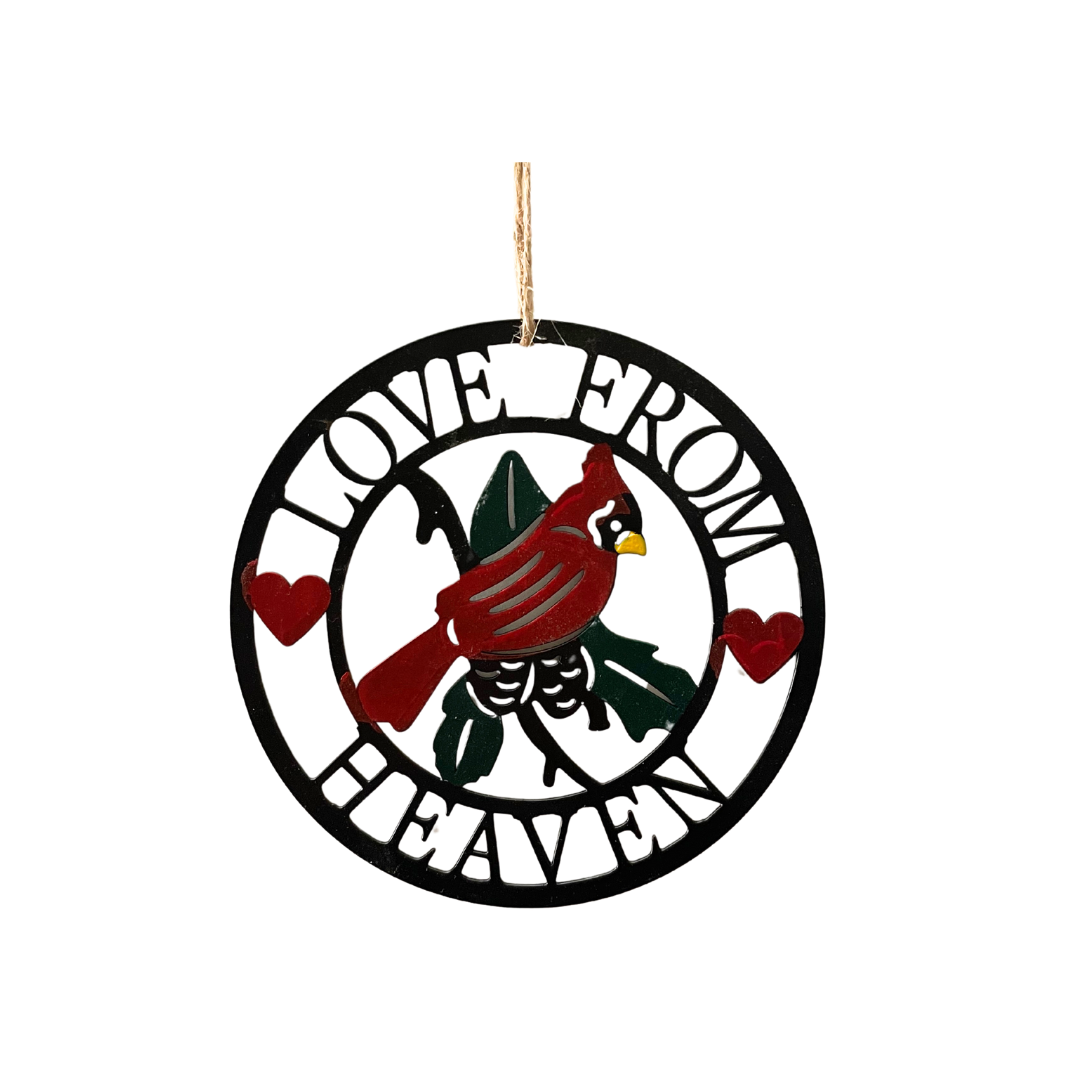 Love From Heaven Cardinal Ornament