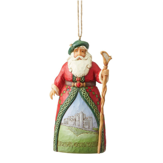 Irish Santa Ornament