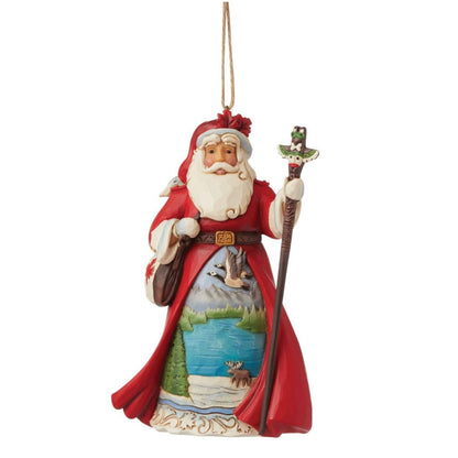 Canadian Santa Ornament