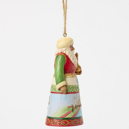 Santa Around the World India Ornament