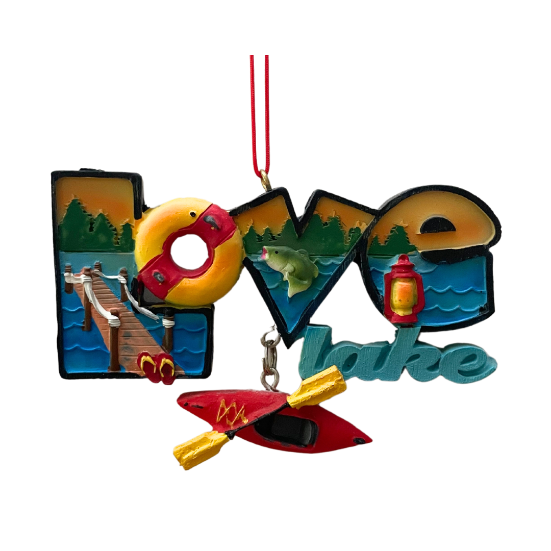 Lake Love Ornament