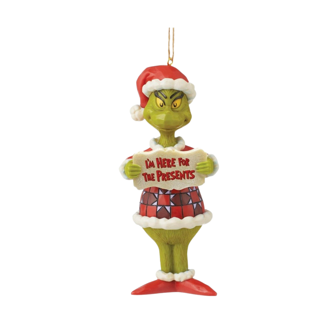 I’m Here for the Presents Grinch Ornament