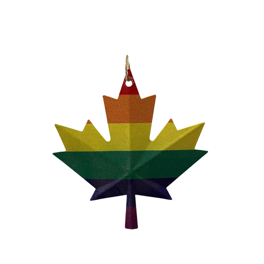 Maple Leaf Pride Ornament