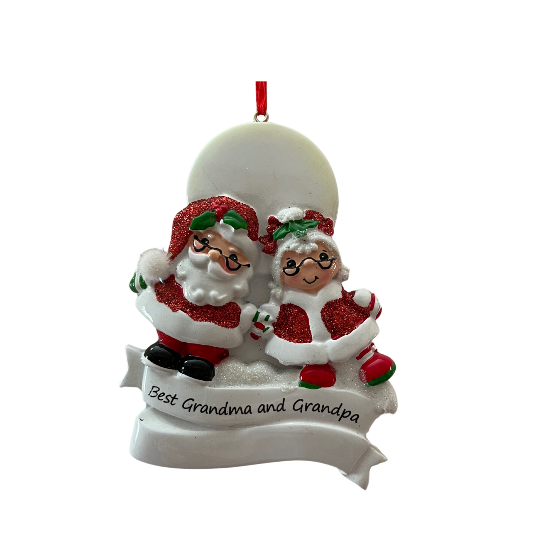 Best Grandma and Grandpa Ornament