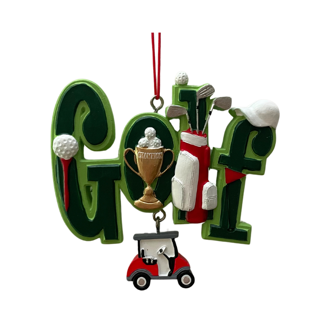 Golf Ornament
