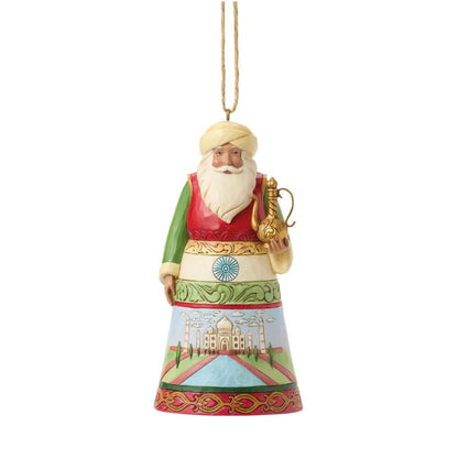 Santa Around the World India Ornament