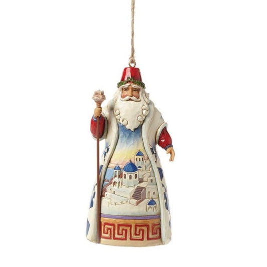 Greek Santa Ornament
