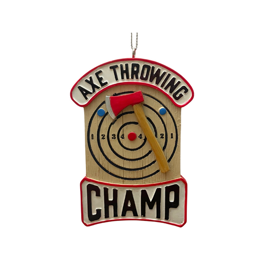 Axe Throwing Champ Ornament